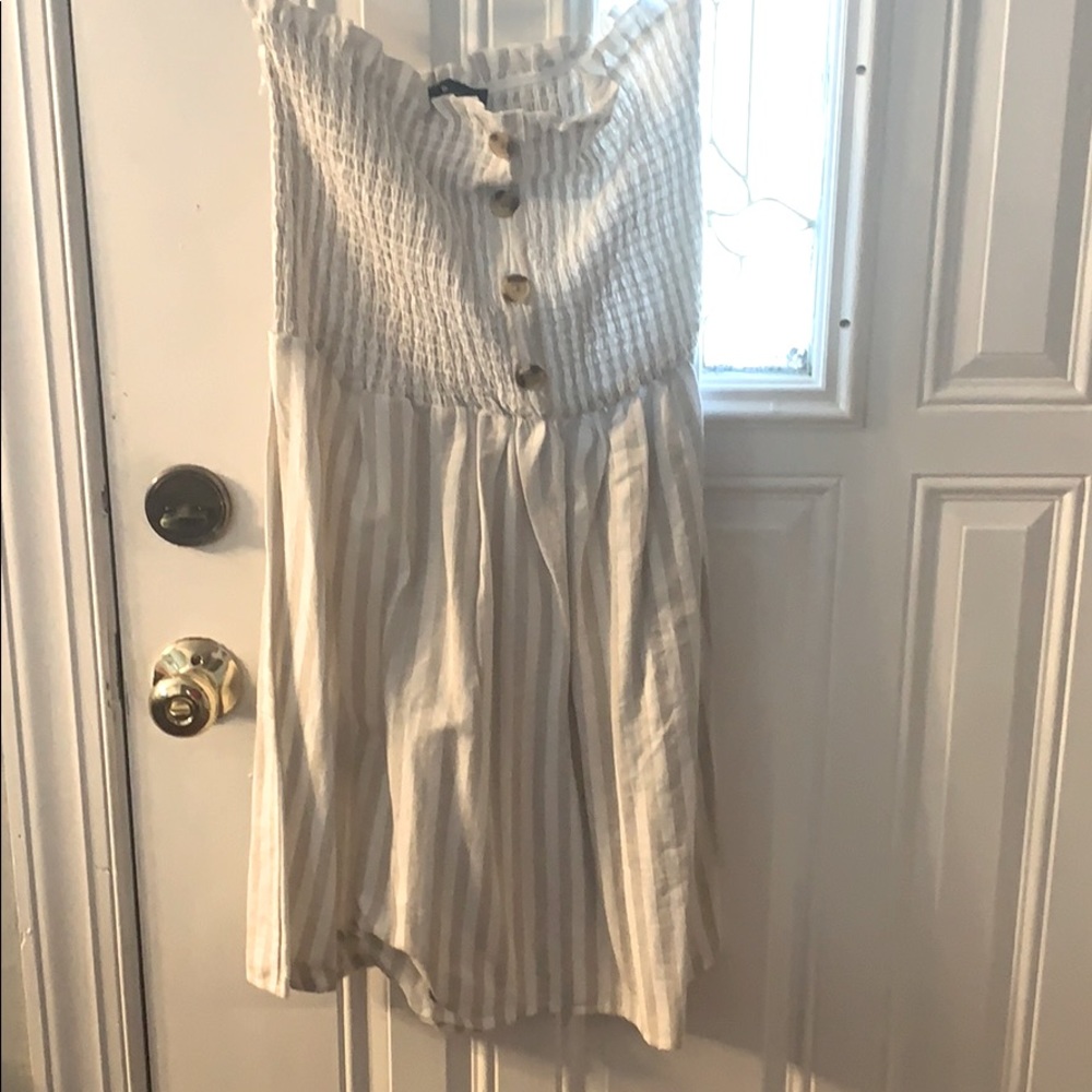 Plus size strapless dress!